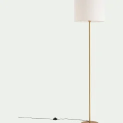 Abat-jour cylindrique D40xH30cm - blanc