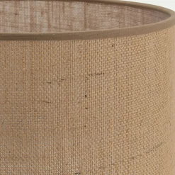 Abat-jour cylindrique en cotonette D28cm - beige