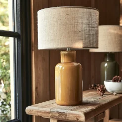 Abat-jour cylindrique en cotonette D28cm - beige