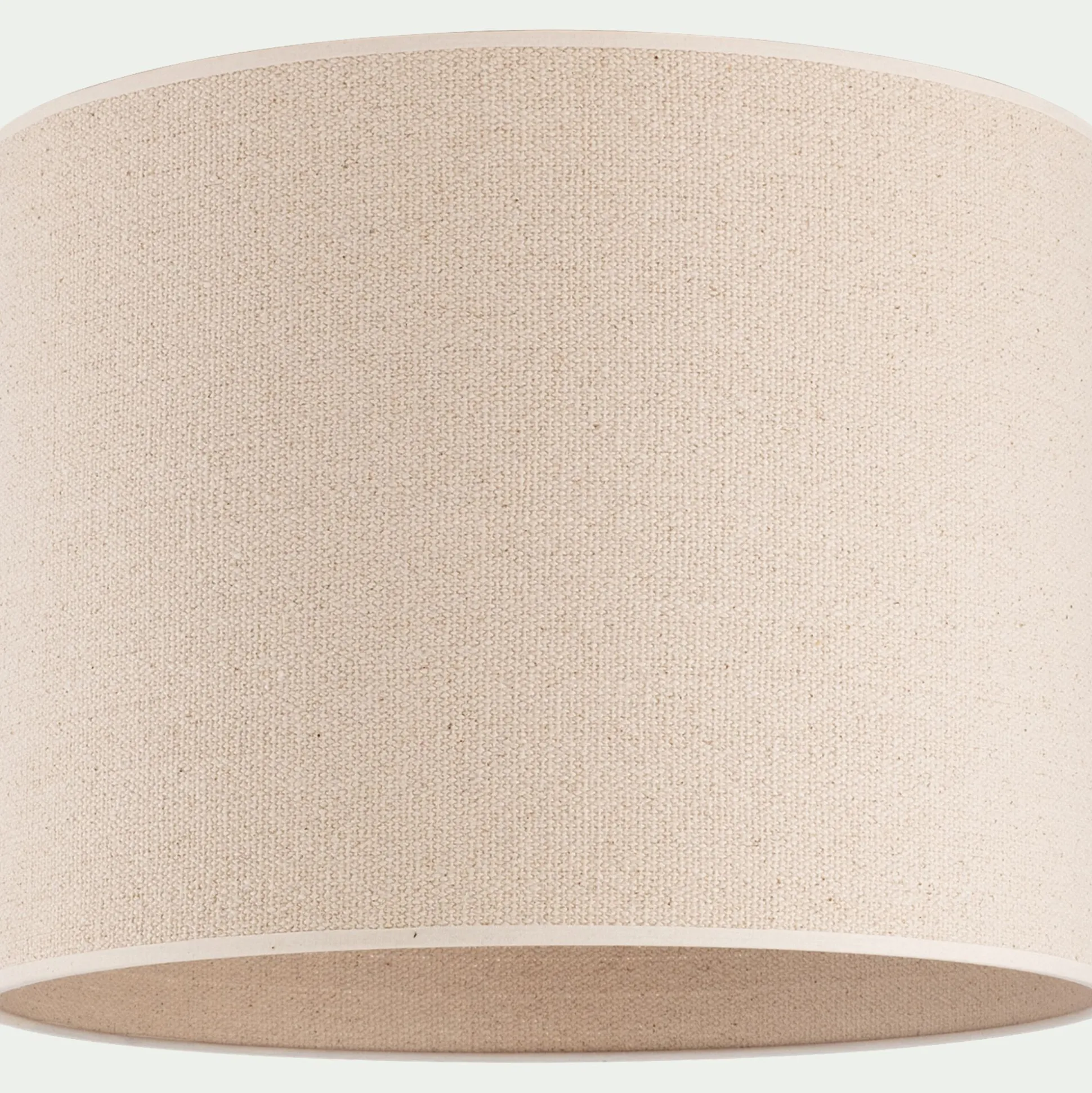 Abat-jour cylindrique en coton D40xH30cm - naturel