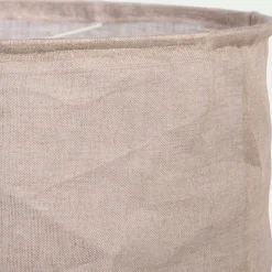 Abat-jour cylindrique en lin D60cm - beige