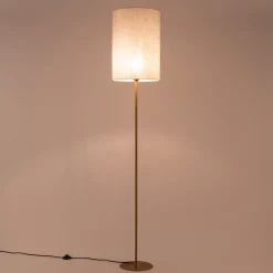 Abat-jour cylindrique non électrifiée en jute D35xH50cm - naturel