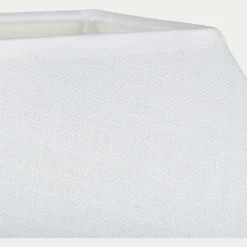 Abat-jour en coton l25cm - blanc capelan