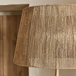 Abat-jour tambour en jute D60cm - naturel