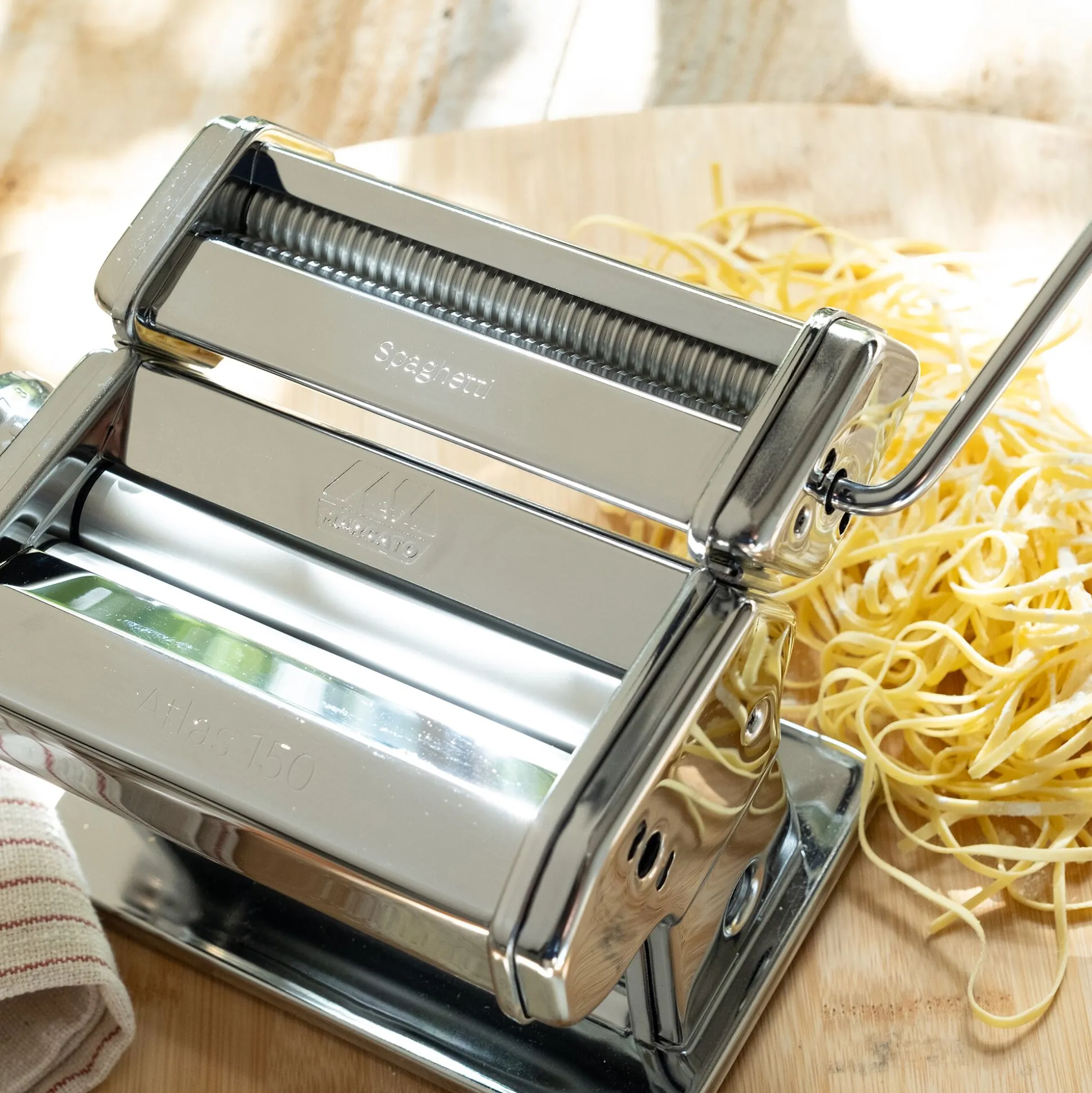 Accessoire à spaghettis en acier chromé - argenté