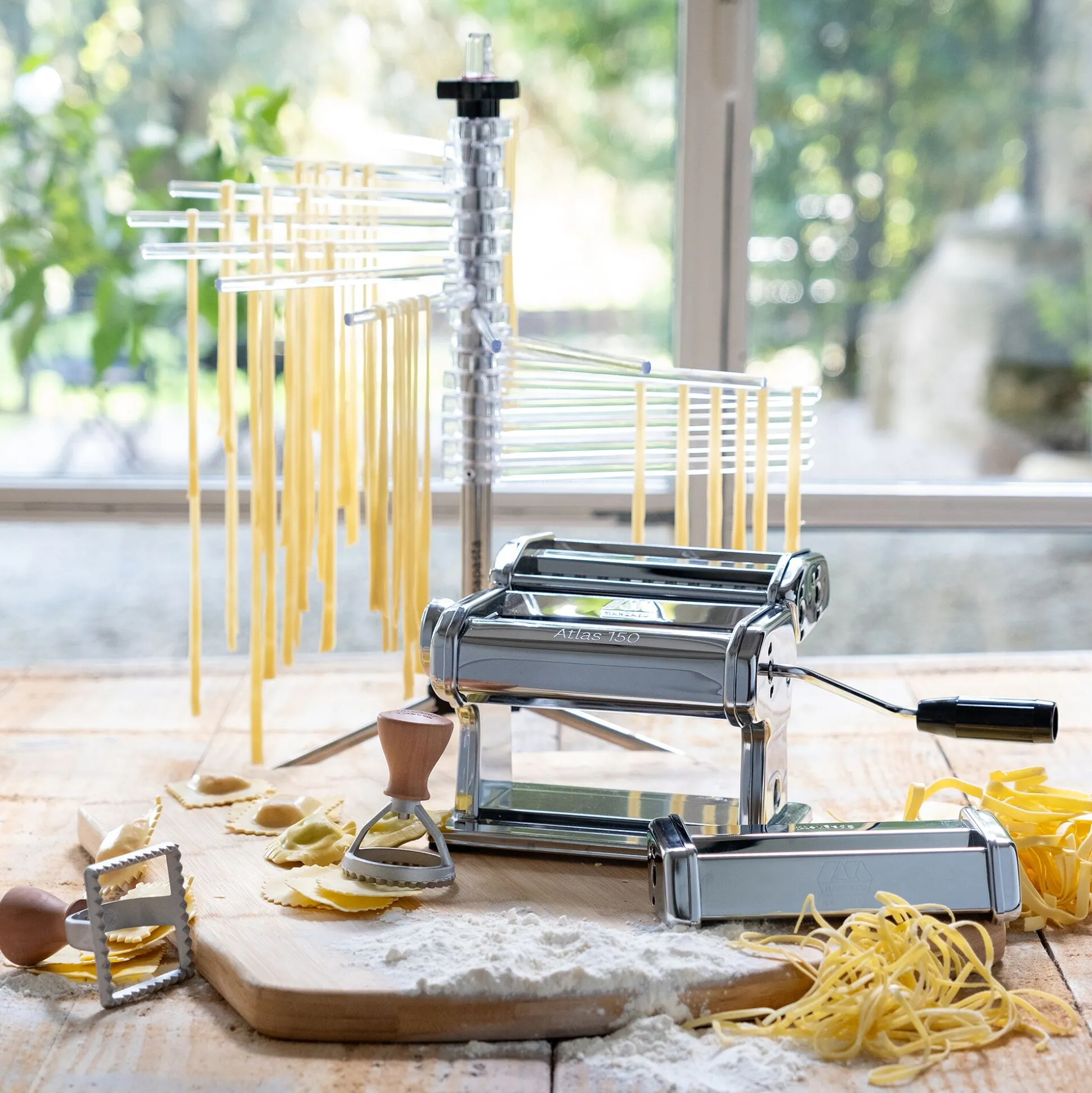 Accessoire à spaghettis en acier chromé - argenté