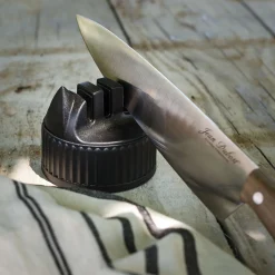 Aiguiseur à couteaux 3 niveaux - noir