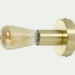 Applique plafonnier en acier H9,2cm - doré