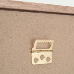 Aquarelle encadrée crique 38x53cm - bleu