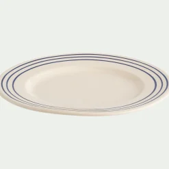 Assiette à dessert en faïence D22cm - blanc