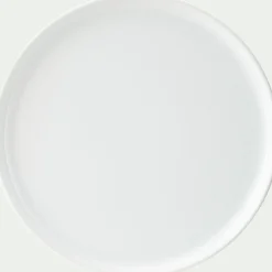 Assiette à dessert en faïence D22,3cm - blanc ventoux