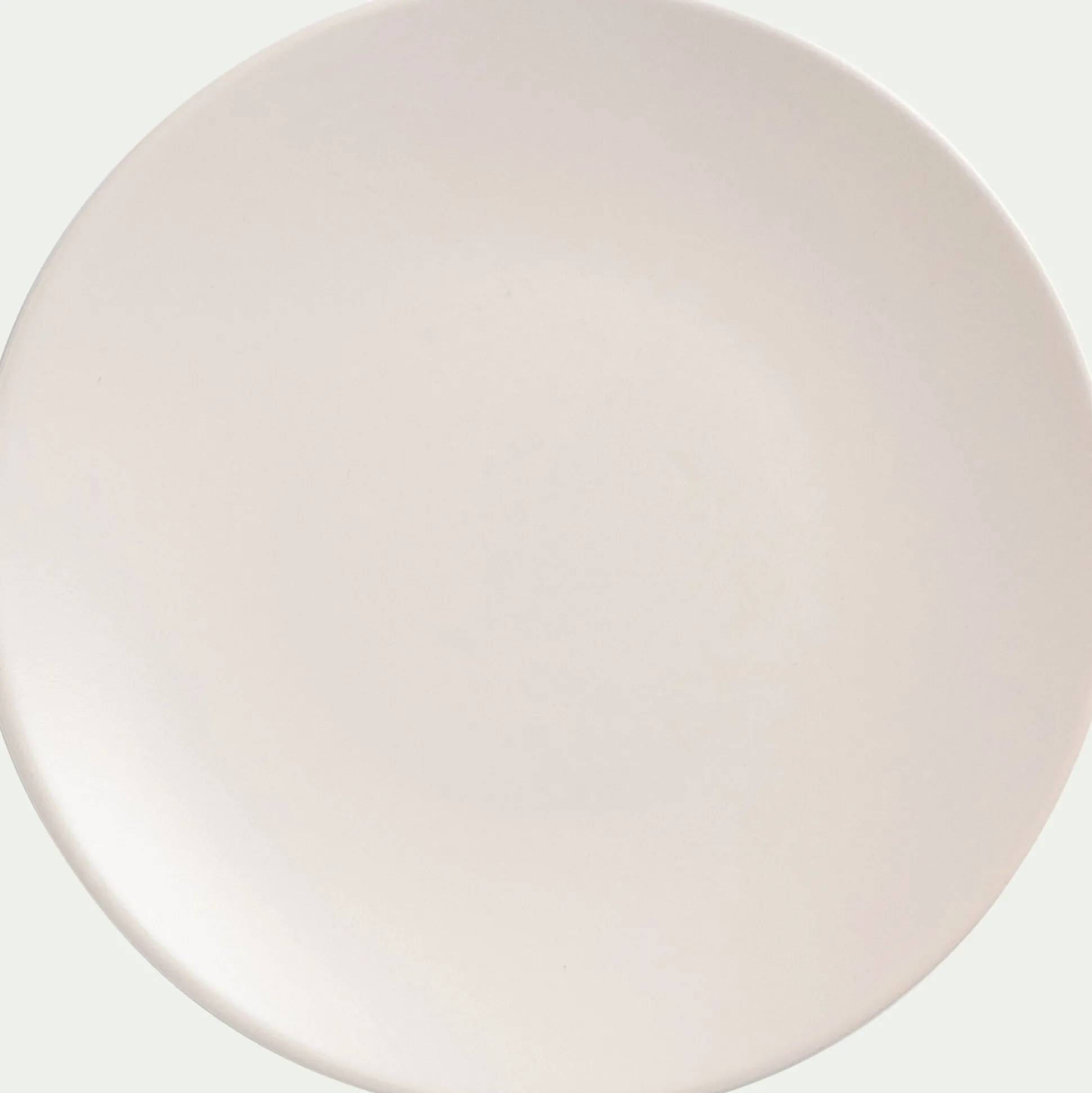 Assiette à dessert en faïence D20cm - blanc ventoux