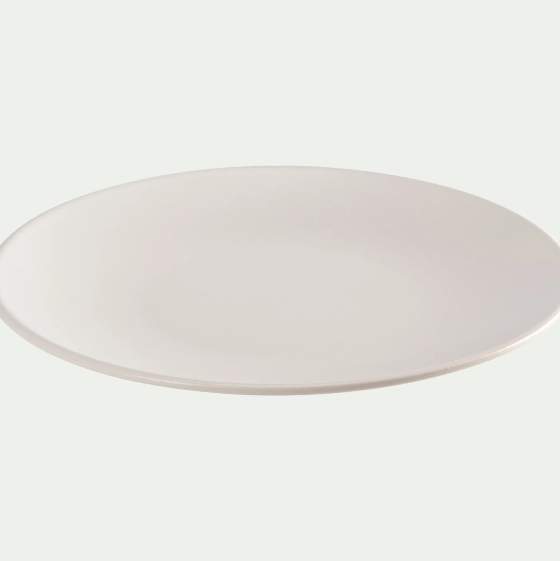 Assiette à dessert en faïence D20cm - blanc ventoux