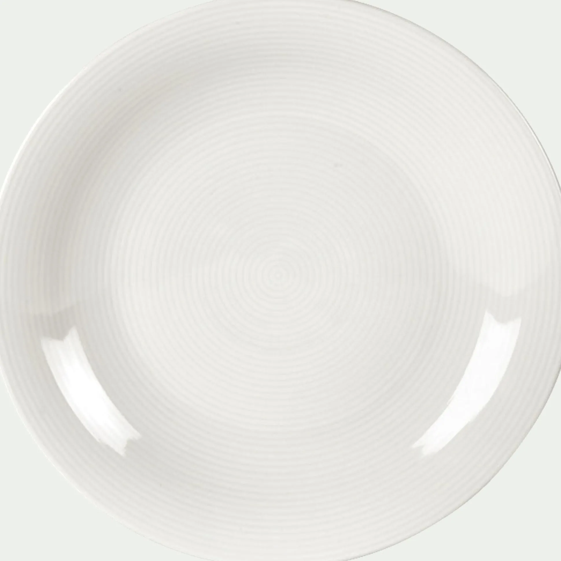 Assiette à dessert en porcelaine qualité hôtelière D21cm - blanc