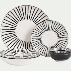 Assiette à dessert en porcelaine D19cm - blanc