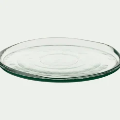 Assiette à dessert en verre D20cm - transparent