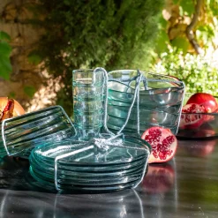 Assiette à dessert en verre D20cm - transparent