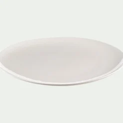 Assiette à pizza en porcelaine légère D30cm - blanc