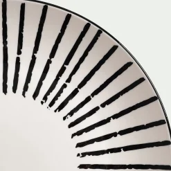 Assiette plate en porcelaine D26,5cm - blanc