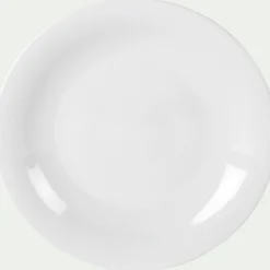 Assiette plate en porcelaine qualité hôtelière D27cm - blanc