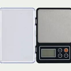 Balance de cuisine en inox - noir