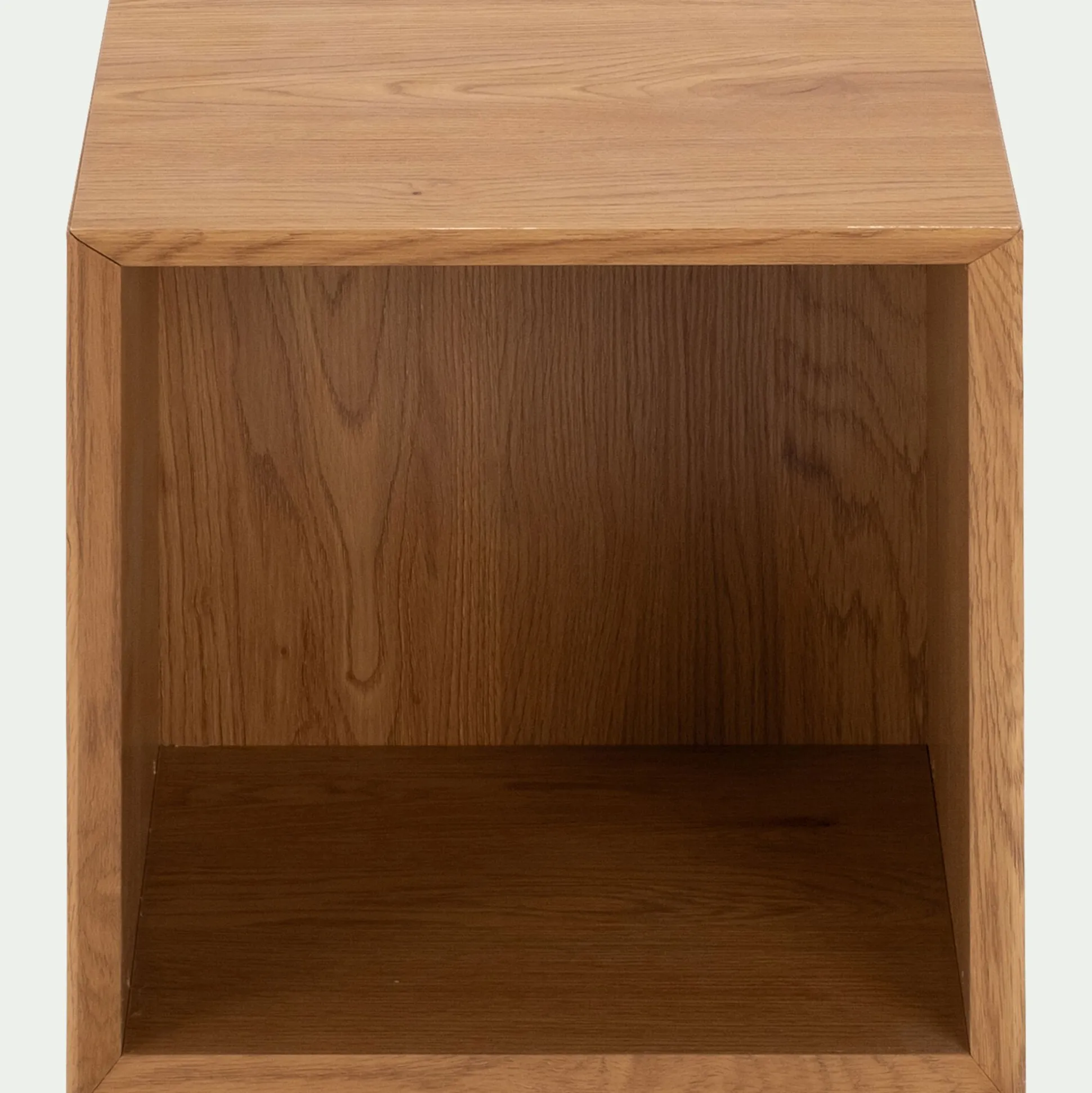 Bibliothèque 1 case en bois L36xl36xH36cm - bois clair