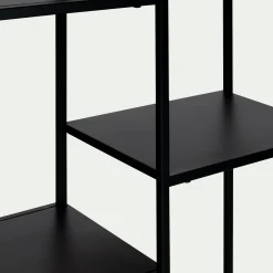 Bibliothèque en acier - noir