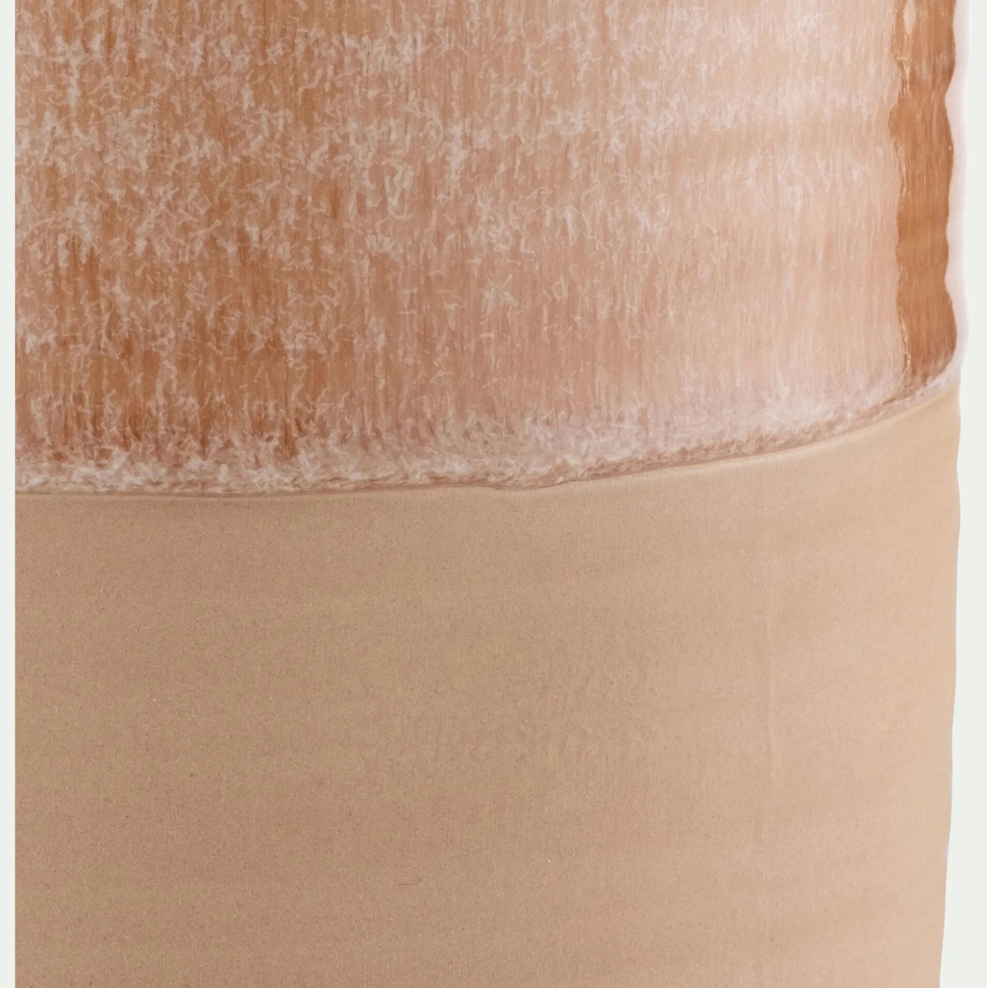 Bocal avec couvercle 1L en grès - beige