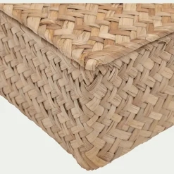 Boite à mouchoirs en jonc de mer - naturel