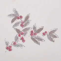 Boite cadeau motif fragon 30X20X10cm - blanc