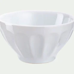 Bol en faïence D16cm - blanc ventoux