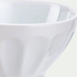 Bol en faïence D16cm - blanc ventoux