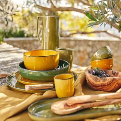 Bol en grès D14,8cm - jaune