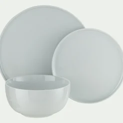 Bol spirale en porcelaine D16cm - blanc