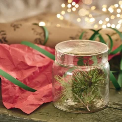 Boîte déco avec couvercle en verre D11cm - transparent