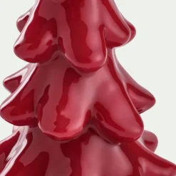 Bougie forme sapin H15,8cm (couleur aléatoire)