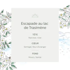 Bougie parfumée senteur Balade au Lac de Trasimène 170g