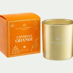 Bougie parfumée senteur Cannelle Orange 180g