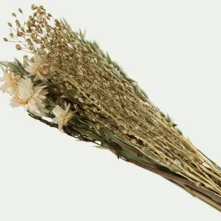 Bouquet de fleurs séchées H55cm - naturel