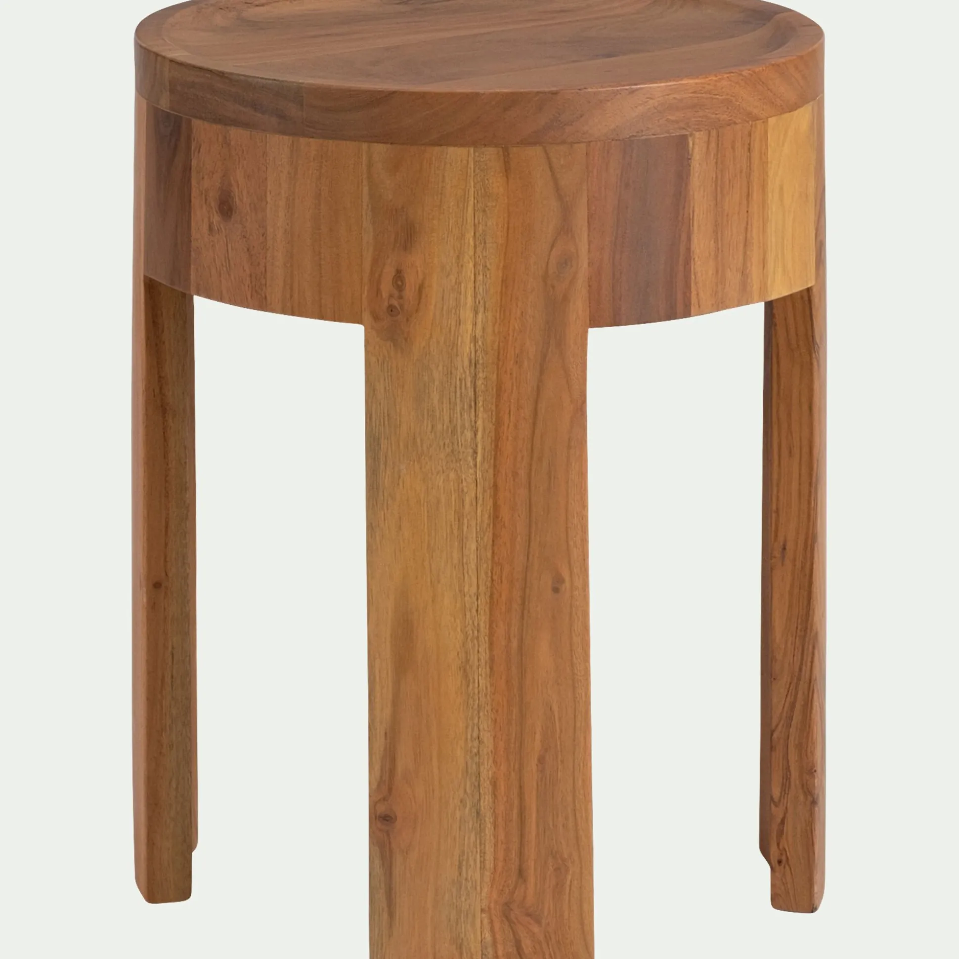 bout de canapé en acacia D35xH45cm - naturel