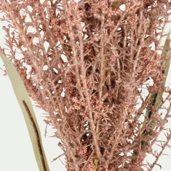 Branchage de Noël artificiel de pampa H114cm - rose