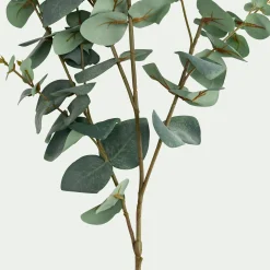 Branche d'eucalyptus artificielle H115cm - vert