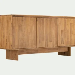 Buffet bas en bois 3 portes - naturel
