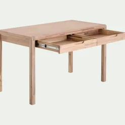 Bureau en acacia L120cm - bois clair