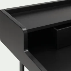 Bureau en bois L120cm - noir
