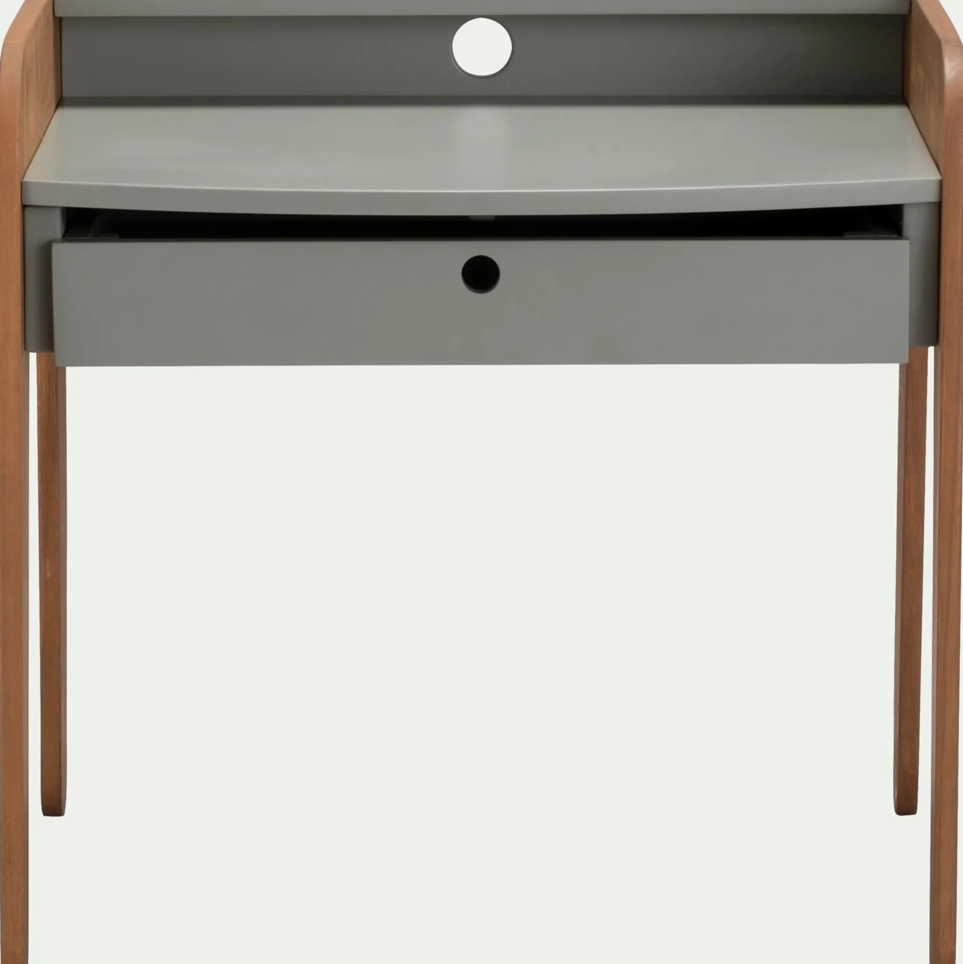 Bureau enfant en acacia - vert olivier