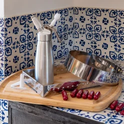 Cadre à opéra réglable en inox L16cm à L28cm - argenté