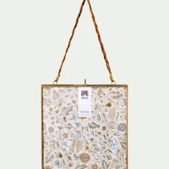 Cadre carré en laiton 20x20cm - doré