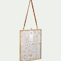 Cadre carré en laiton 20x20cm - doré