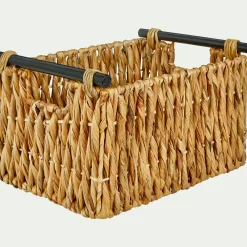 Caisse en jonc de mer tressé H21xL36cm - naturel